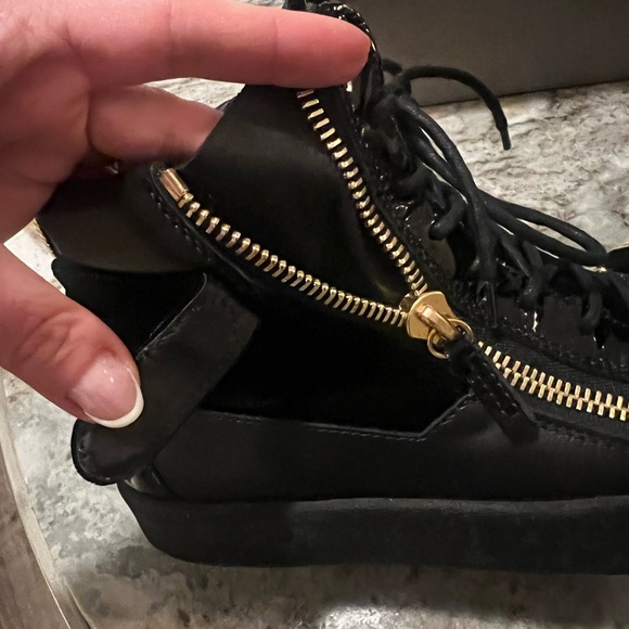 Giuseppe Zanotti black leather “Donna Veronica”